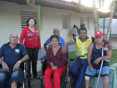 Personas con discapacidad de Nuevitas 